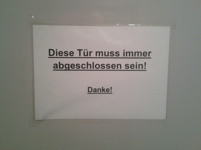 Andere Leute bauen eine Mauer...